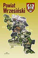 Powiat Wrzesiński Mapa Administracyjno-Turystyczna