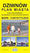 Dziwnów - Plan Miasta z Mapą Wyspy Wolin i Planami