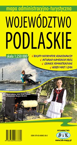 Województwo Podlaskie (mapa foliowana)
