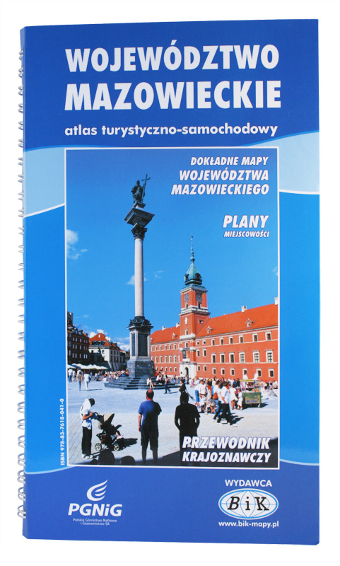 Województwo Mazowieckie. Atlas turystyczno-samochodowy.