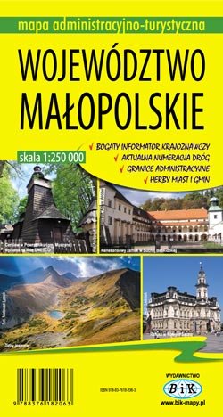 Województwo Małopolskie (mapa foliowana)