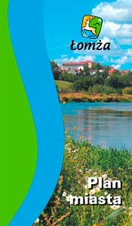 Łomża - Plan Miasta z Mapą Okolicy w twardej okładce Łomża - Plan Miasta z Mapą Okolicy w twardej okładce