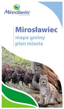 Mirosławiec - Plan Miasta z Mapą Gminy