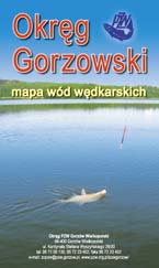 Mapa Wód Wędkarskich Okręgu PZW Gorzów Wlkp. (foliowana)