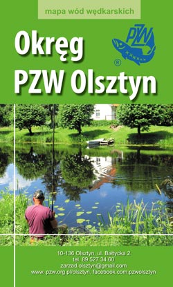Mapa Wód Wędkarskich Okręgu PZW Olsztyn